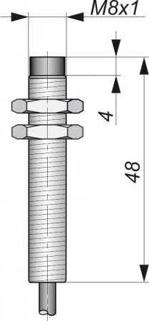 Датчик бесконтактный индуктивный взрывобезопасный стандарта "NAMUR" SNI 82-2,5-S-20(Кабель МБС)